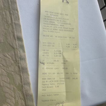 Oscar Otel'de Hijyen Ve Hizmet Fiyaskosu: Tatilimiz Kabusa Döndü