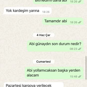 Satıcıdan Alınan Ürün Kargolanmadı İletişimde Hakaret Ve İlgisizlik Yaşadım