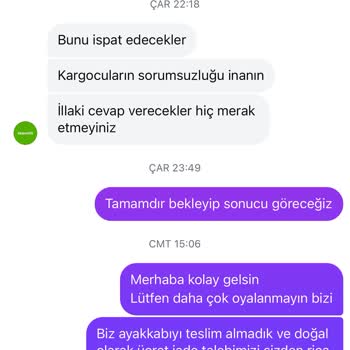 Ayakkabım Teslim Edilmedi, Ücret İadesi Yapılmıyor