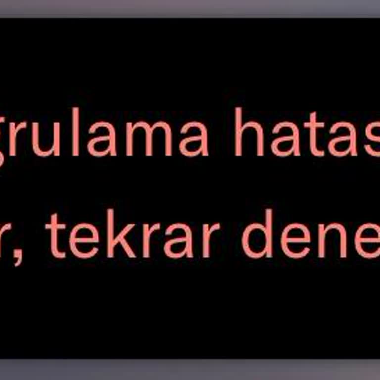 Premium Üyelikte Doğrulama Hatası Nedeniyle Mesaj Atamıyorum