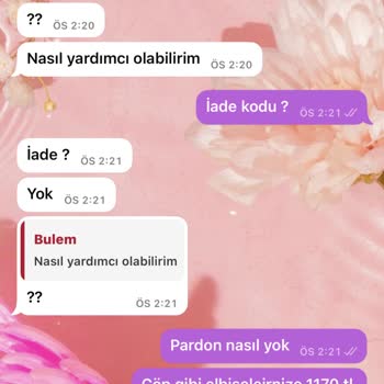 Beden Küçük Kumaş Farklı İade Hakkım Yok Mağdurum