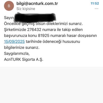 Acnturk Sigorta Kasko Şirketi Mağduriyetimizi 5,5 Ay Bekletiyor!