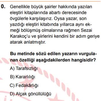 LGS Türkçe Testinde Hatalı Soru Mağduriyeti