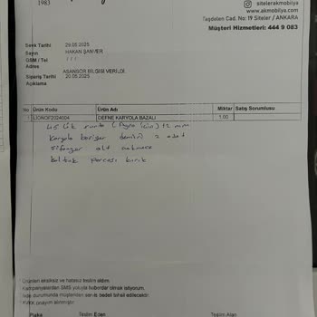 Yanlış Ve Eksik Teslim Edilen Mobilyalar, İletişimsizlik Mağduriyeti