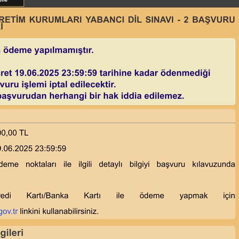 Sınav Ücreti Ödendiği Halde Sistemde Görünmüyor, Mağduriyet Yaşanıyor