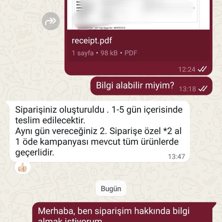 Sipariş Sonrası Müşteri Hizmetlerinden Geri Dönüş Alamıyorum