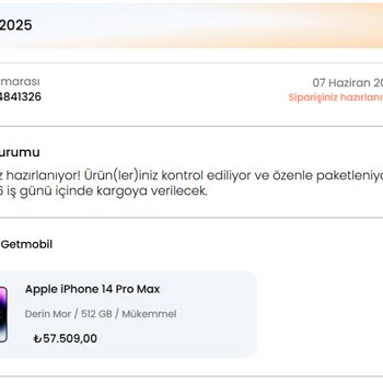 Sipariş Edilen Ürünün Teslim Edilmemesi Ve İletişim Sorunu
