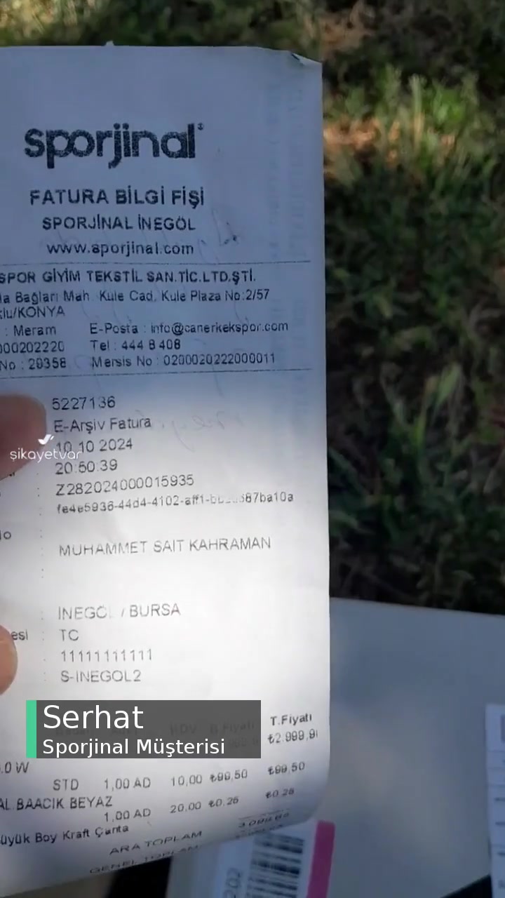 Adidas Sporjinal Bayisinin Deforme Olmuş Ayakkabı Kabul Etmemesi videonun kapak resmi