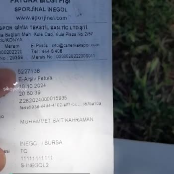 Adidas Sporjinal Bayisinin Deforme Olmuş Ayakkabı Kabul Etmemesi