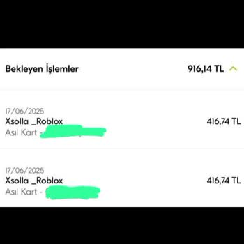 Roblox Robux Alımında Para Çekildi, Ürün Teslim Edilmedi