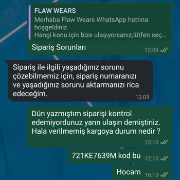 Siparişim Günlerdir Kargoya Verilmedi, Müşteri Hizmeti Yetersiz