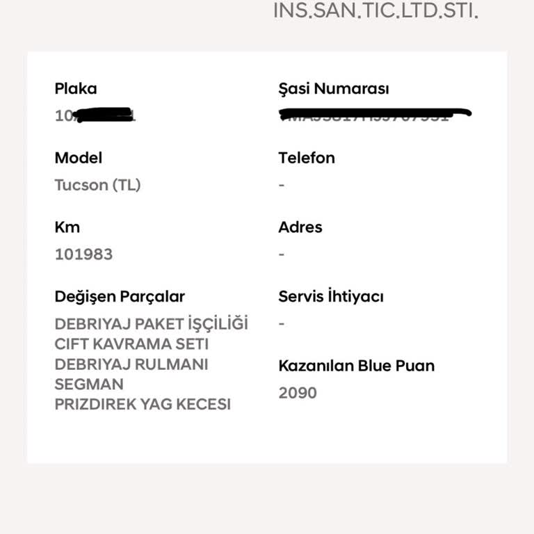 Hyundai Tucson Şanzıman Arızası Tekrarlıyor, Garanti Kapsamı Uygulanmıyor