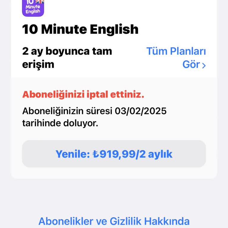 10 Minute English Billed Me Without Consent