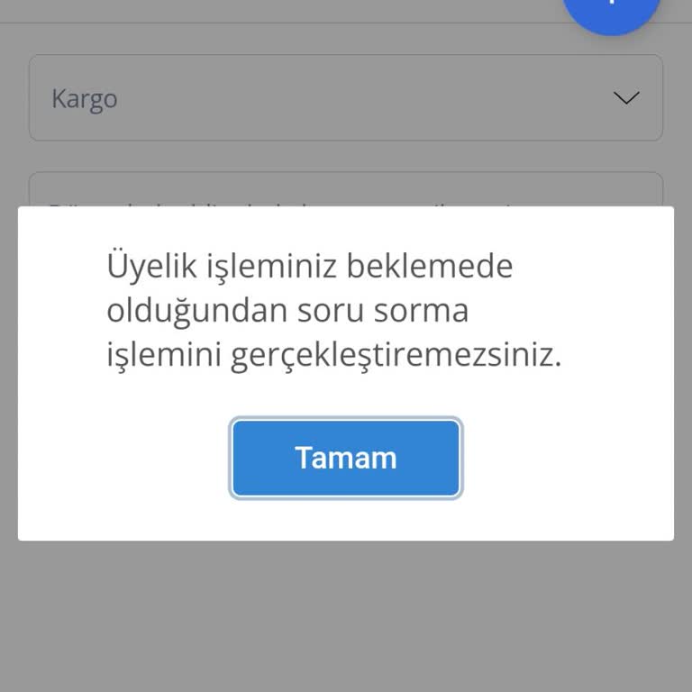 N11'de Satıcıya Soru Soramıyorum, Üyelik Uyarısı Sorunu