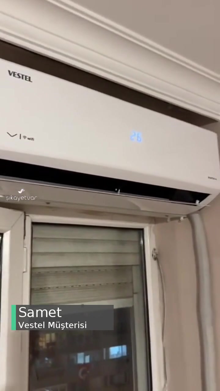 Vestel Flora Inverter 9000 BTU Wi-Fi Klima Titreşim Sorunu! videonun kapak resmi