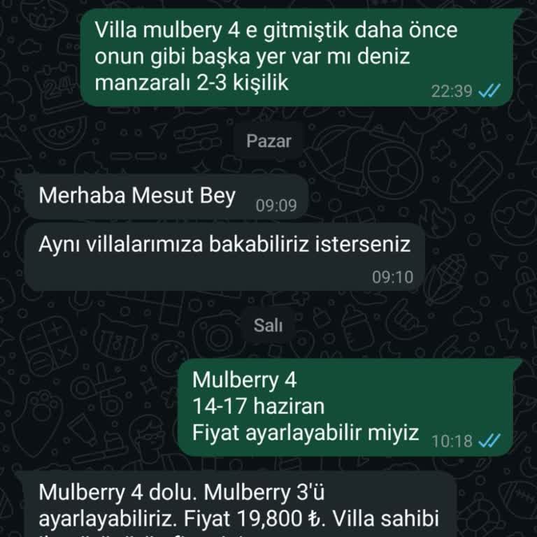 Villa Rezervasyonunda Fiyat ve Manzara Sorunu