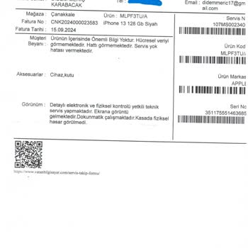 Yedi Aylık İphone 13 Cihazımda Garanti Ve Sigorta Mağduriyeti