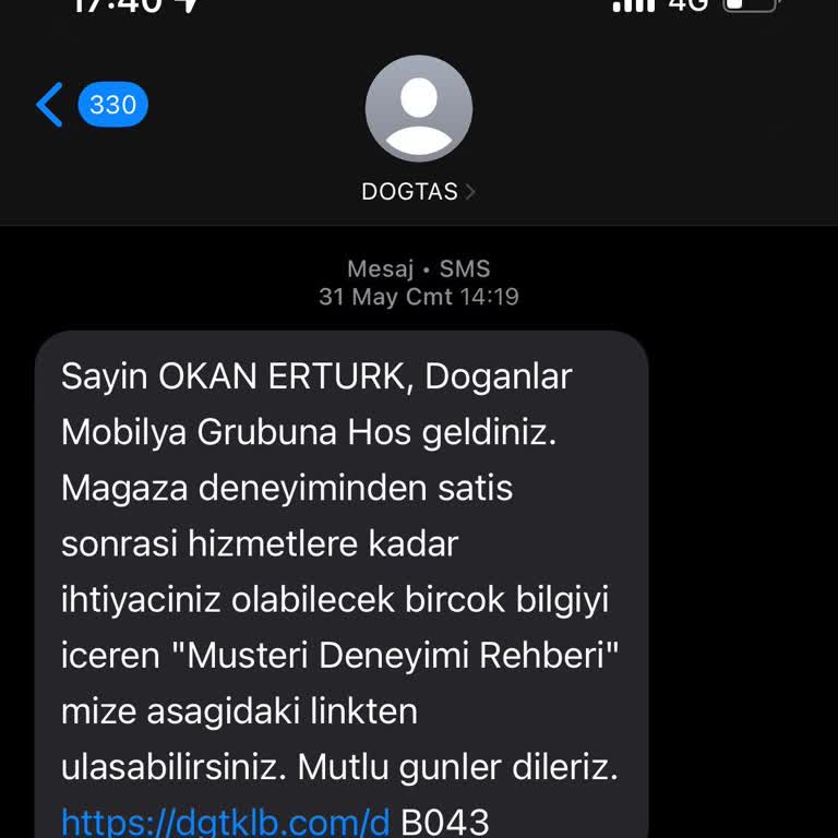 Doğtaş'tan Söz Verilen Teslimat Gerçekleşmedi, Mağduriyet Yaşıyorum
