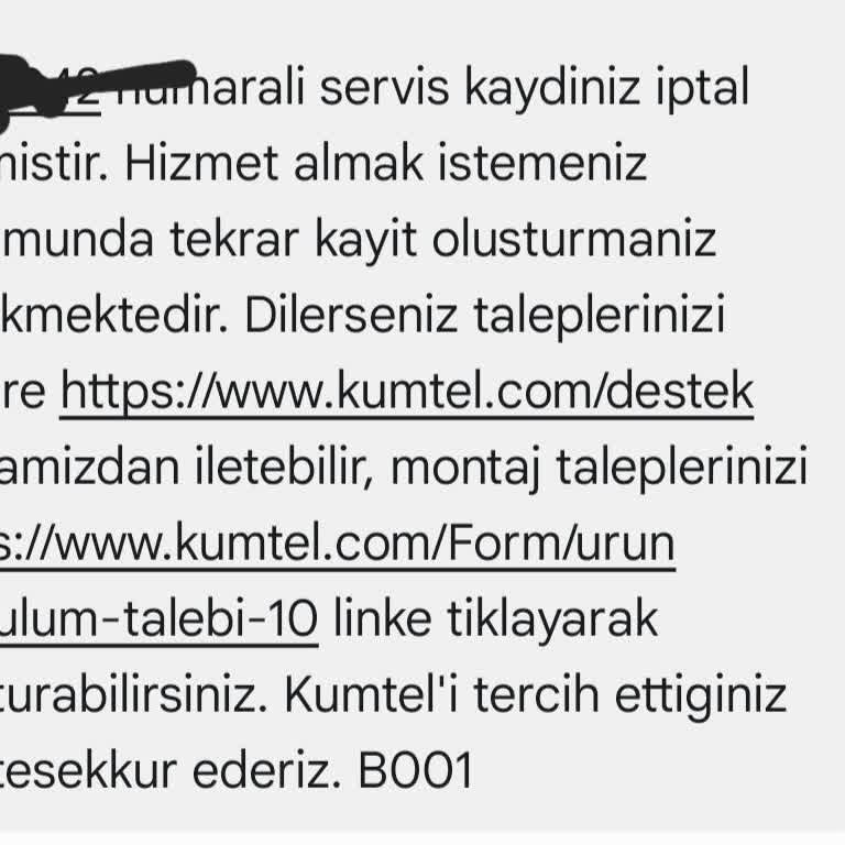 Kurulum Kaydım Muhatap Bulunmadan İptal Edildi