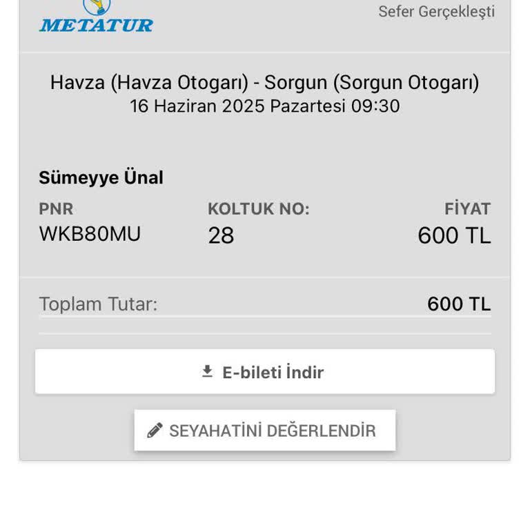 Geç Kaldığım İçin Otobüs Beni Almadan Gitti, Para İademi İstiyorum