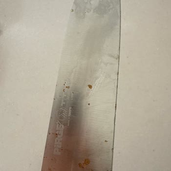 Paslanmaz Denilen Bıçaklarda Pas Sorunu Yaşadık