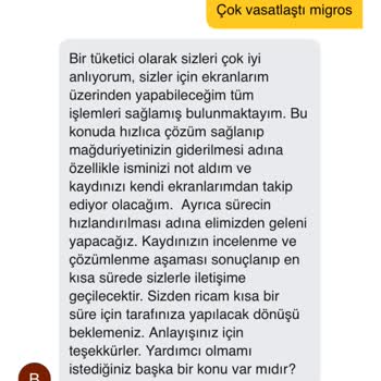 Migros Hemen Teslimatında Sürekli Gecikme Ve İlgisizlik