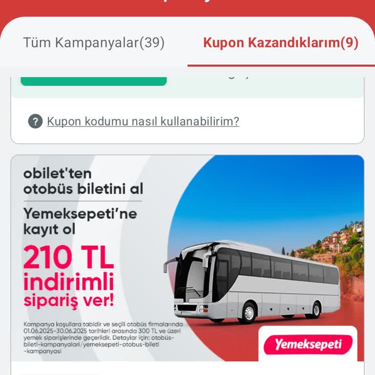 Kampanya Kodu Süresi Bitmeden Kullanılamadı