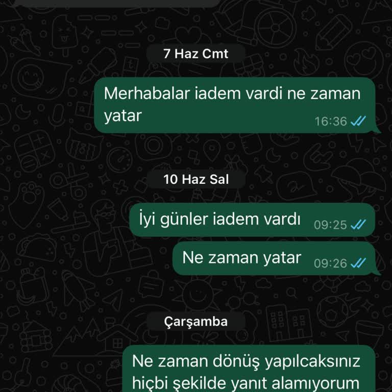 İade Sürecinde Cevapsız Mesajlar Ve Uzayan Mağduriyet