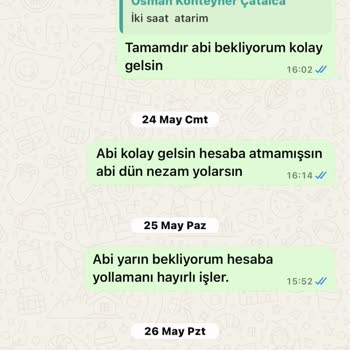 Konteyner Siparişi Sonrası Proje Ve Teslimat Sorunları Yaşadık