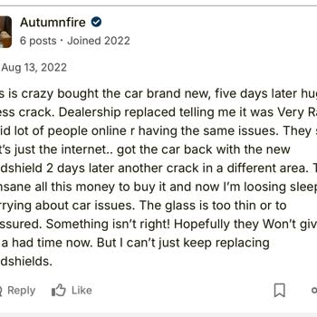 Volvo XC40 Ön Cam Çatlağı Sorunu Ve Garanti Kapsamında Destek Eksikliği