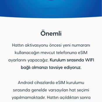 E-sim Kurulumu Sürekli Hata Veriyor Ve Alternatif Seçenek Sunulmuyor