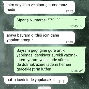 İade Sürecinde Oyalama Ve Yanıltıcı Bilgilendirme