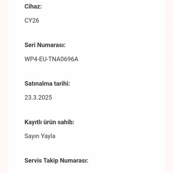 Yeni Aldığım Dyson Süpürgede Sürekli Arıza Ve Çözülmeyen Sorunlar