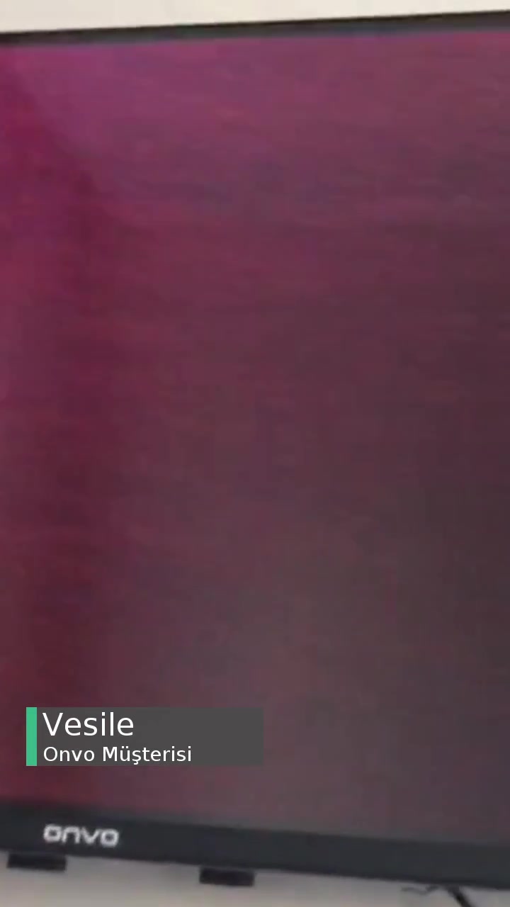 Onvo Televizyon Aldım Ekran Gitti, Kendi Kendine Kapandı Çalışmıyor! videonun kapak resmi