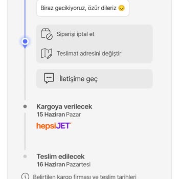 Hepsiburada Satıcısından Alınan Sipariş Bir Türlü Kargoya Verilmiyor