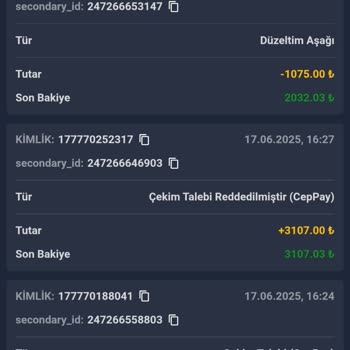 Grbets Yatırdığım Ana Paramı Ve Kazancımı Haksız Yere Sildi