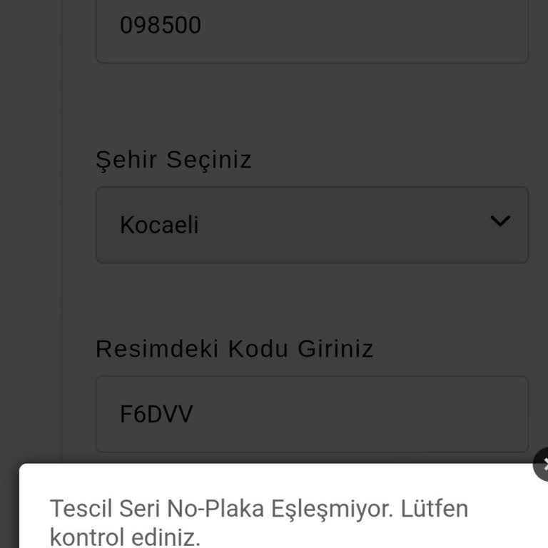Tüvtürk Sitesinde Doğru Bilgilerle Randevu Alınamıyor, Sistem Hata Veriyor