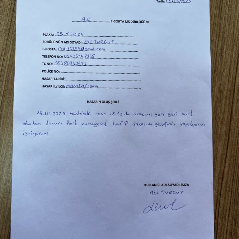 Mini Onarım Talebimin Kasko Süresi Bitimine Yakın Olduğu İçin Reddedilmesi