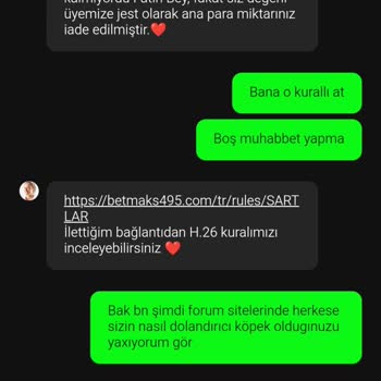Betmaks'ta 6 Bin TL'me El Konuldu, Destek Alamadım