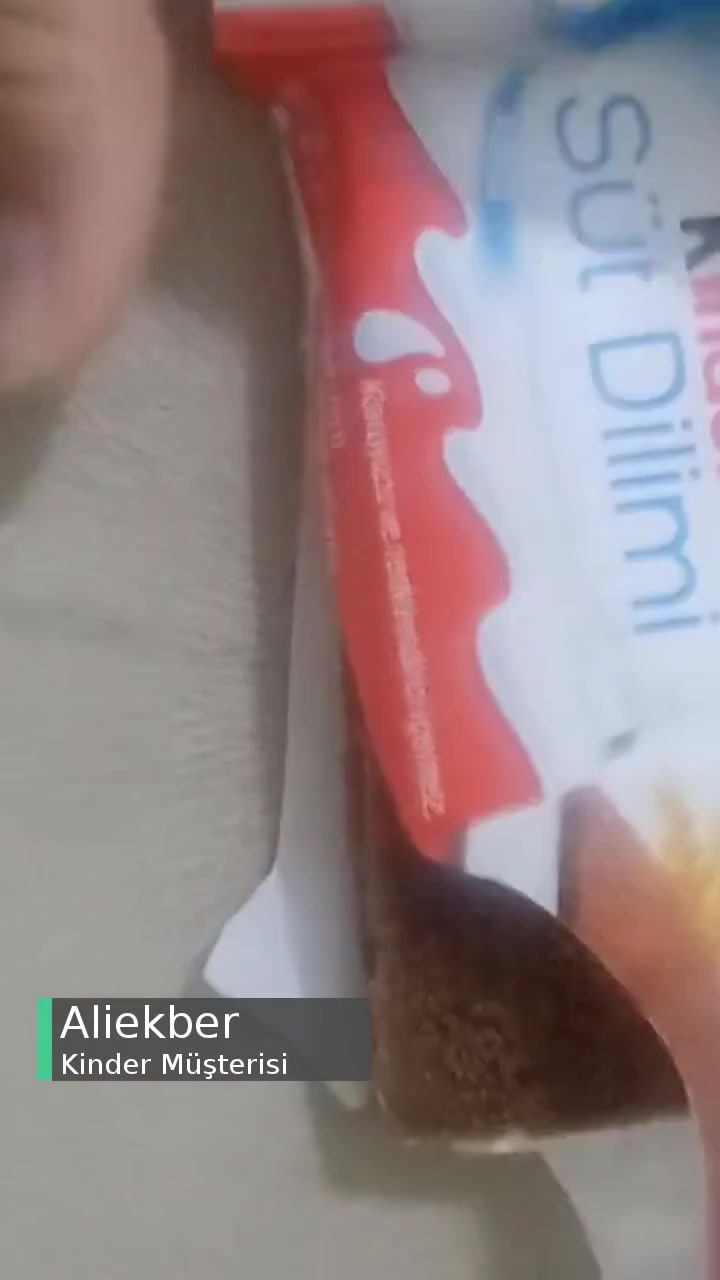 Kinder Süt Dilim Keki Yarık Yarık Ve Bozuktu! videonun kapak resmi