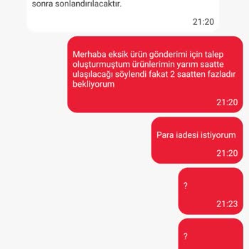 Sipariş Notları Dikkate Alınmıyor, Eksik Ve Hatalı Ürün Teslimatı