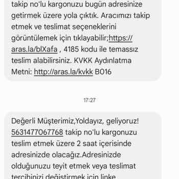 Aras Kargo Siparişim Teslim Edilmeden Teslim Edildi Gösterildi Ve İade Edildi
