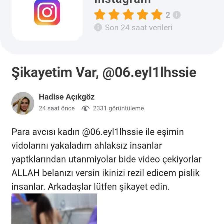 Instagram'da Sahte Hesapla İftira Ve Mağduriyet