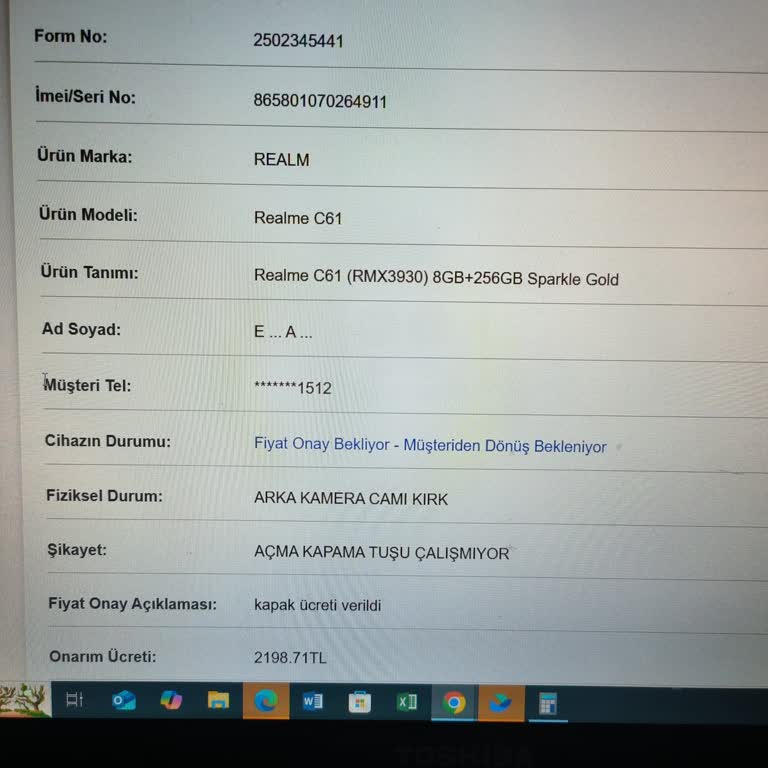 Adıma Ait Olmayan Cihaz İçin Teknik Servisten Yanlış Bilgilendirme