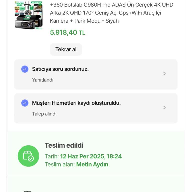 Kayıp Araç Kamerası İçin Ücret İadesi Yapılmıyor