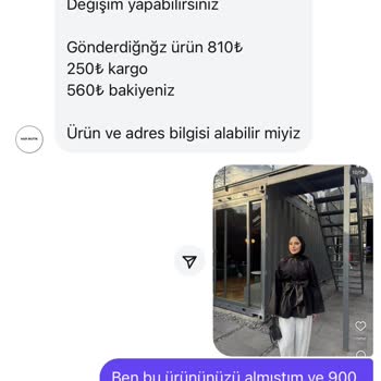 Küçük Gelen Ürün İçin İki Kez Kargo Ücreti Talep Edildi