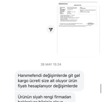 Küçük Gelen Ürün İçin İki Kez Kargo Ücreti Talep Edildi