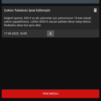 Red Bahis Sitesinde Kazanç Sınırı Ve Ödenmeyen Para Mağduriyeti