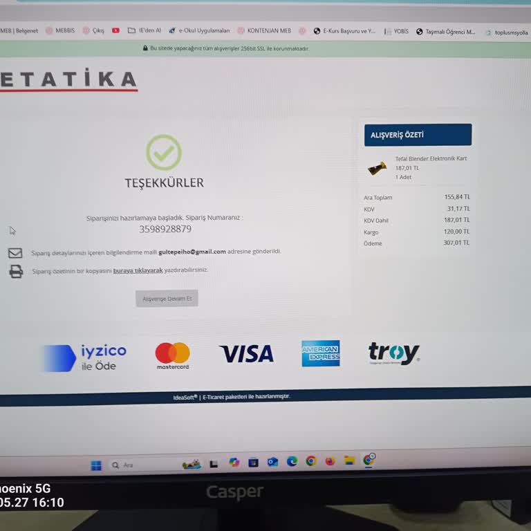 Sipariş Verildi, Ürün Hala Teslim Edilmedi