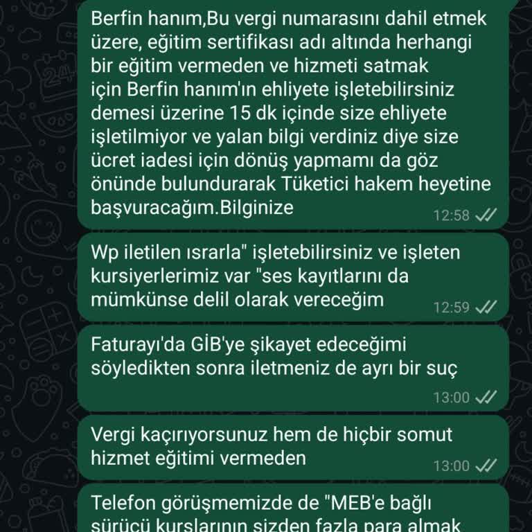 Yanlış Bilgiyle Sertifika Satışı Sonrası Para İadesi Yapılmadı, Mağdur Edildim